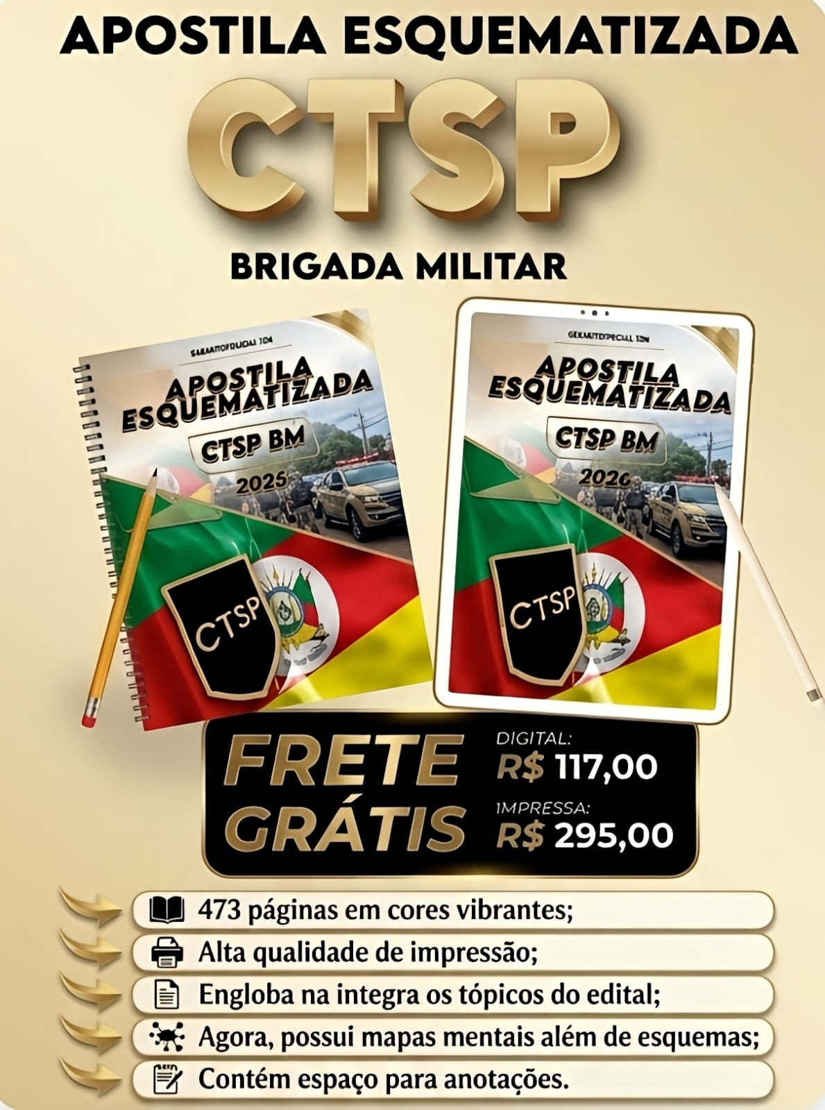 Resumo Esquematizado CTSP BM - 2026/2027 - Imagem 2