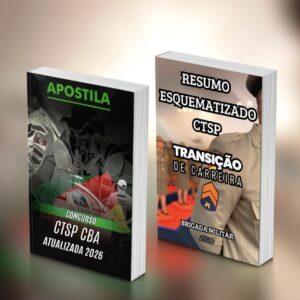 Combo 2 Apostilas Impressas CTSP 2026/2027