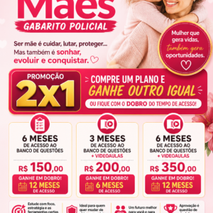 Curso Gabarito Policial - Dias das Mães Até 10/05/2026