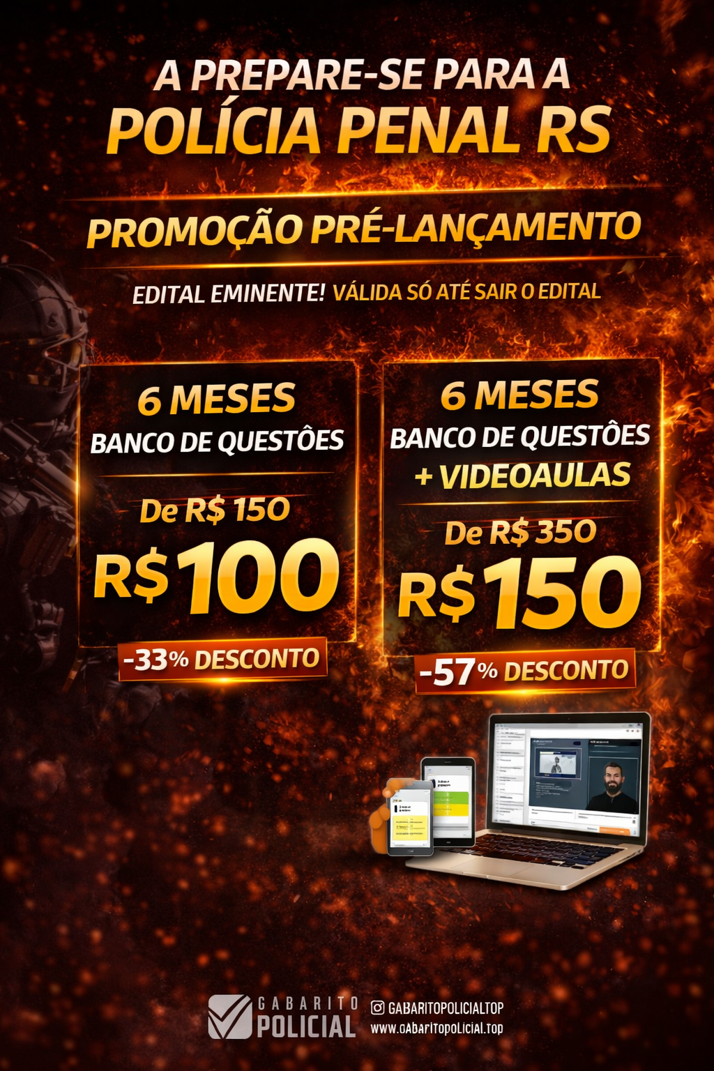 Curso Gabarito Policial Polícia Penal RS