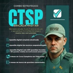 Curso Completo CTSP Brigada Militar - Gabarito Policial 2026/2027