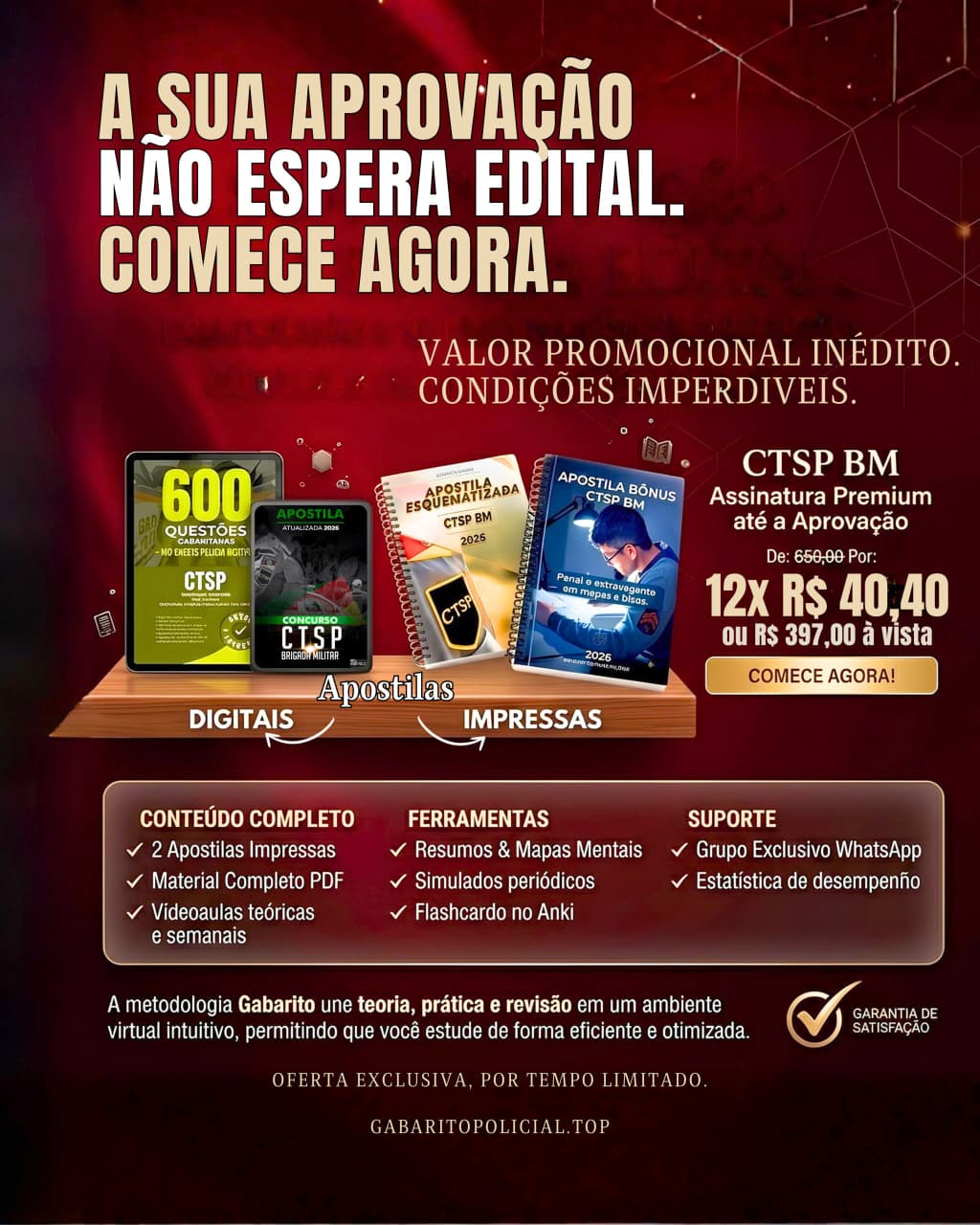 Super Combo Promocional Inédito - CTSP BM 2026/2027
