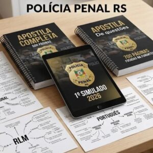 Combo reta final Polícia Penal RS - 2026