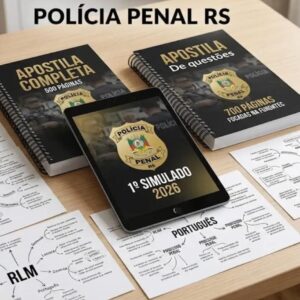 Combo reta final Polícia Penal RS - 2026