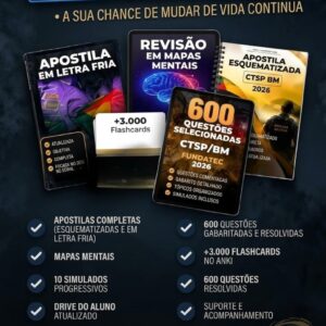 Kit Completo Preparatório CTSP Brigada Militar