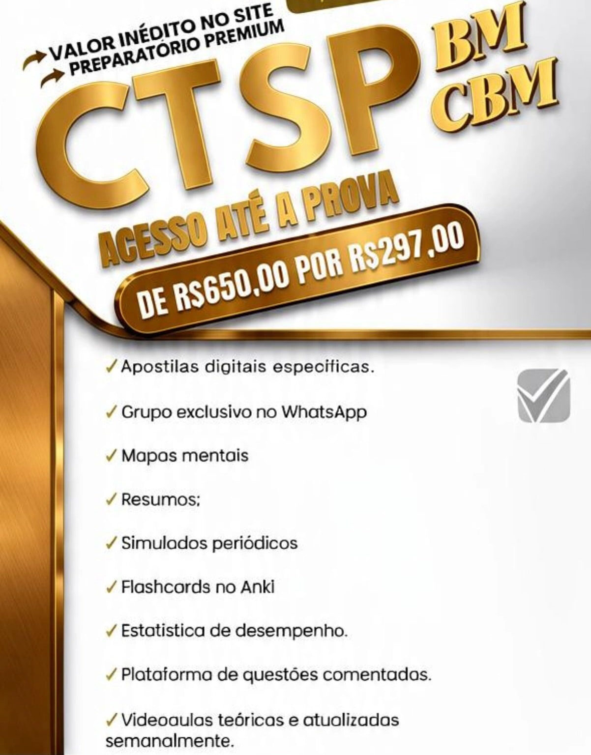 COMBO PROMOCIONAL 3.0 CTSP - CURSO COMPLETO